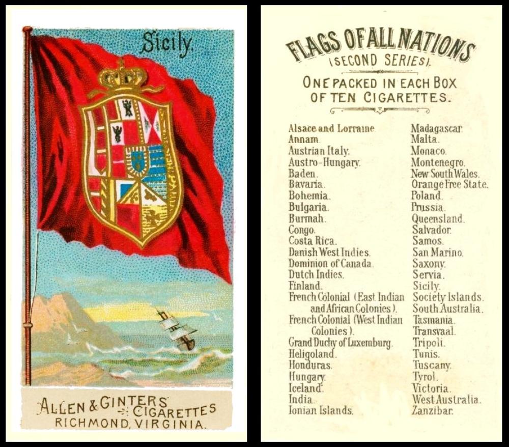 Allen Ginter Flags All Nations