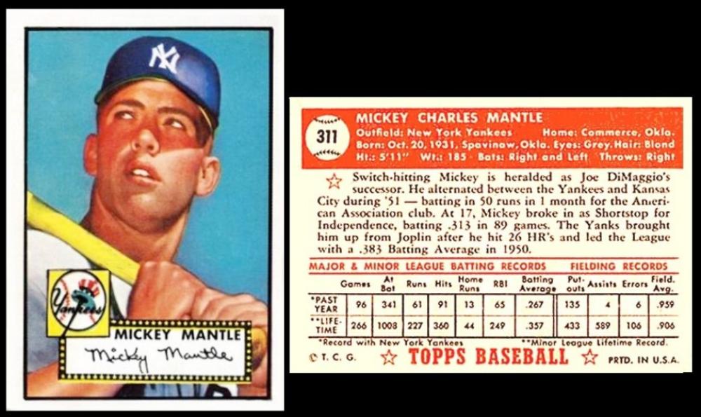 Topps Baseball 1952