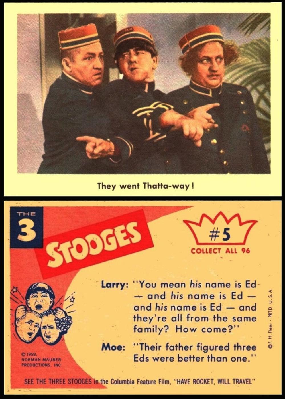 fleer three stooges