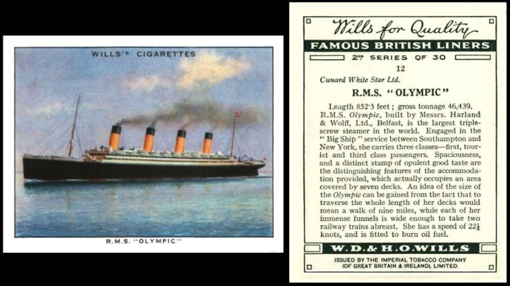 Wills Famous British Liners 2nd