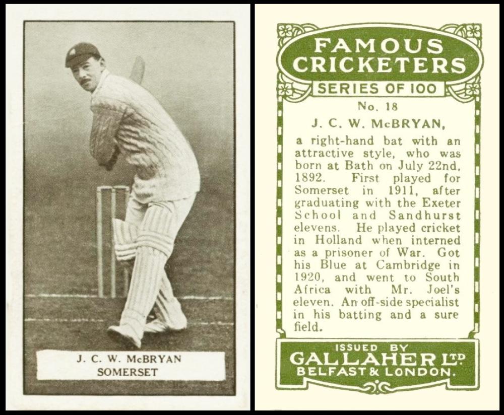 Gallaher Famous Cricketers