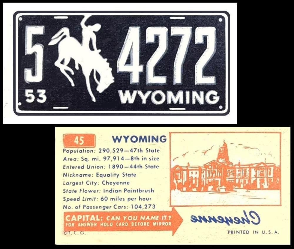 Topps License plates