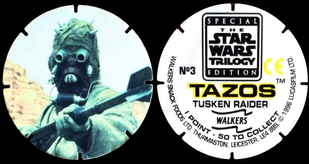 Walkers Star Wars Trilogy Tazos