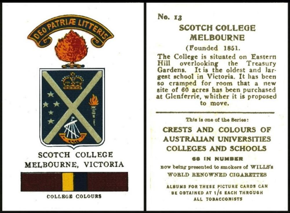 Wills Crests & Colours of Australian UCS