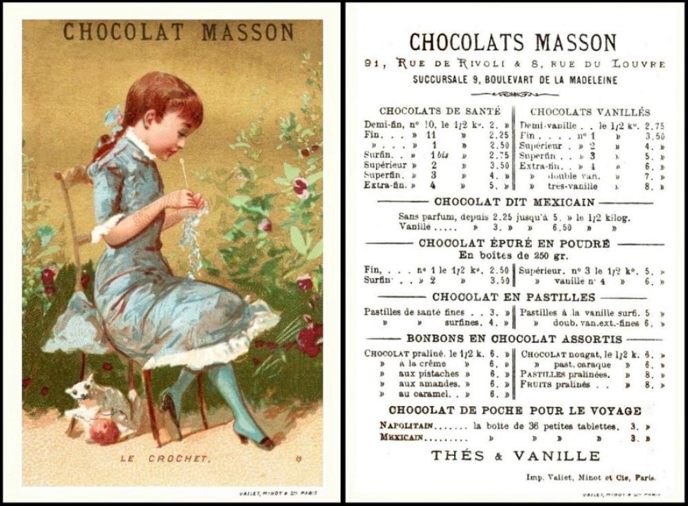 chocolat Masson pastimes