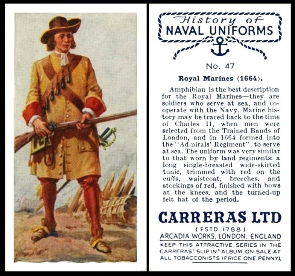 Carreras History of Naval Uniforms