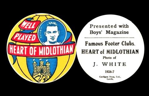 Boys` Magazine “Famous Footer Clubs 1926 – 7” card front and reverse.