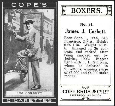 C798-420 [tobacco : UK] Cope "Boxers" (1915) 21/100