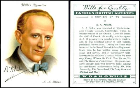  W675-169 : W/200 [tobacco: UK] W.D. & H.O. Wills "Famous British Authors" large size 79 m/m x 62 m/m (August 1937) 23/40