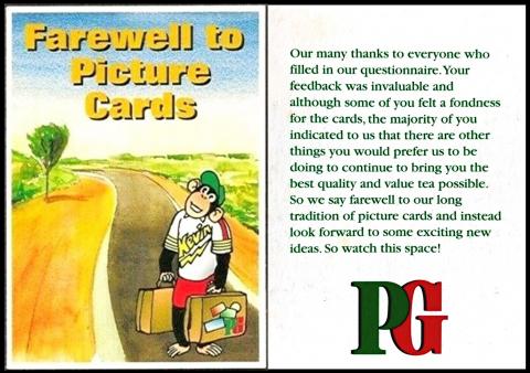 [trade : UK] Brooke Bond "Farewell to Picture Cards" (1999) 