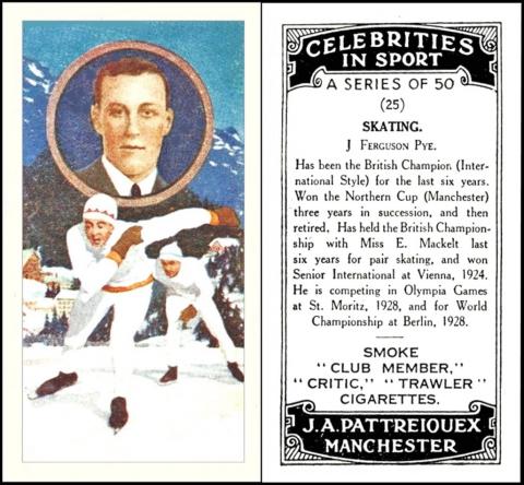 P246-525 [tobacco : UK] Pattrieouex "Celebrities in Sport" (1930) 25/50