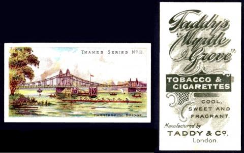  T045-550 : T6-29 : T/34 [tobacco : UK] James Taddy & Co. "Thames Series" (1903) 11/25