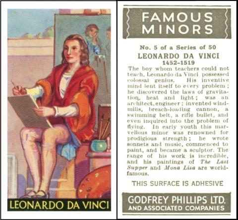 P521-438 : P50-105 : Ph/68 [tobacco : UK] Godfrey Phillips “Famous Minors” (1936)  5/50