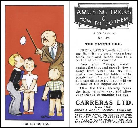 C151-190 : C18-31 [tobacco : UK] Carreras Ltd “Amusing Tricks and How To Do Them” (January 1937) 32/50