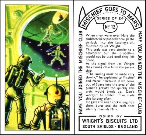 WRI-200 : WRJT-1 : WRE-1 [trade : UK] Wrights Biscuits Ltd "Mischief goes to Mars" (1955) 12/24