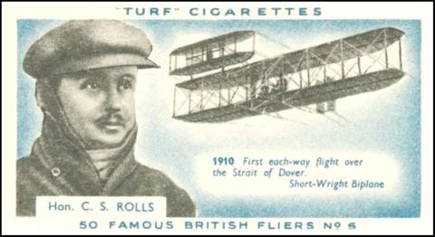 Turf slide "Famous British Fliers"