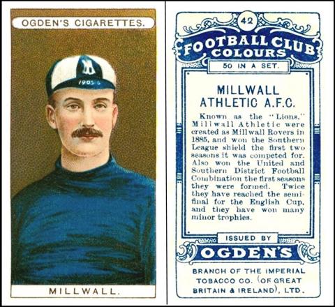 O100-428 : O/2-102 : RB.15/86 : H.68 [tobacco : UK] Ogdens “Football Club Colours” (May 1906) 42/50+1