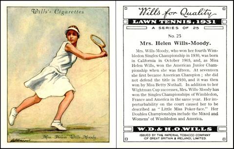 Wills Lawn Tennis 1931