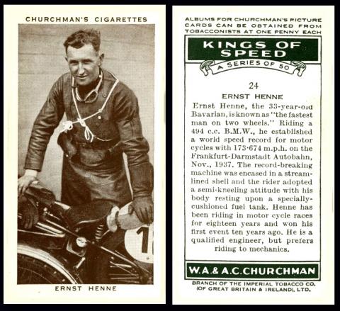 Churchman "Kings of speed"