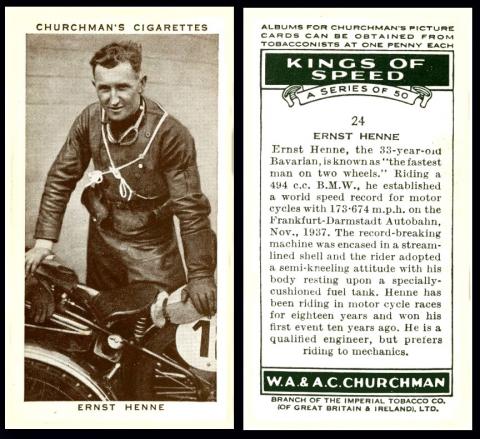 Churchman "Kings of speed"