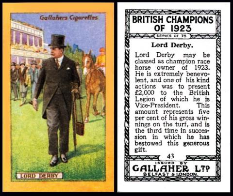 Gallaher "British Champions of 1923"