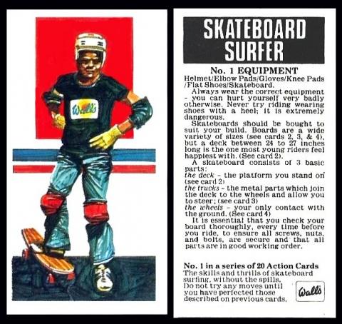 T. Wall "Skateboard Surfer" ((1978) 1/20