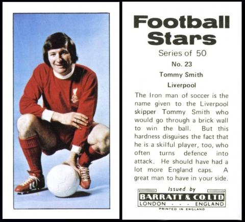 Barratt "Football Stars" (1973) 23/50