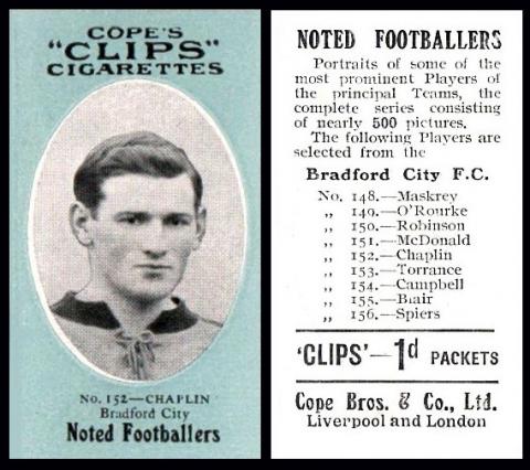 Cope Bros & Co. [tobacco : UK]"Noted Footballers" 