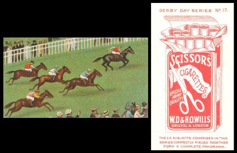 W.D. & H.O. Wills Scissors brand "Derby Day"