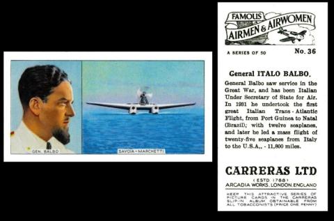 Carreras "Famous Airmen & Airwomen"