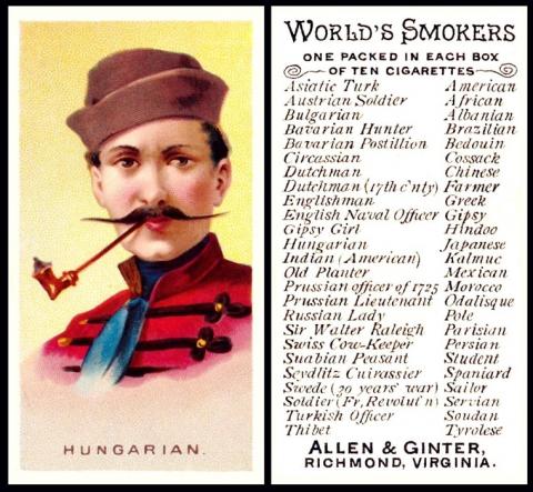 Allen & Ginter "World`s Smokers"