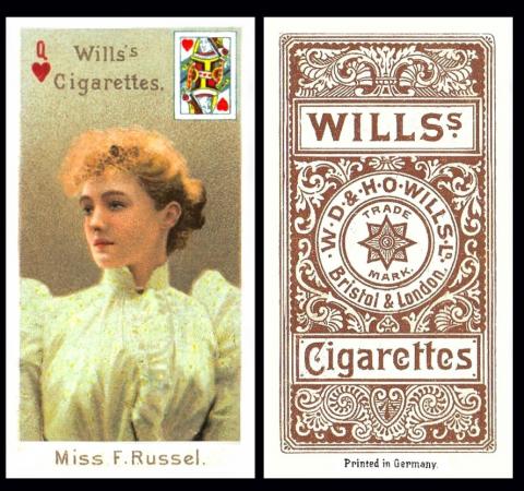 Wills "Actresses Playing Cards" 1898