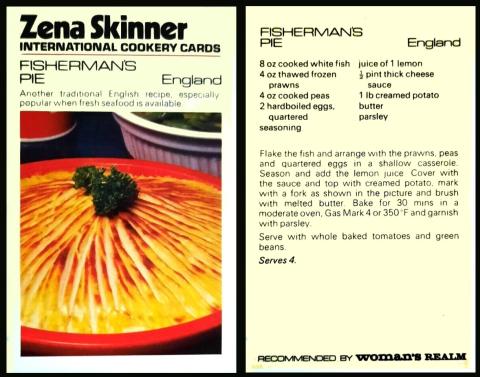 Brooke Bond "Zena Skinner Cookery Cards"