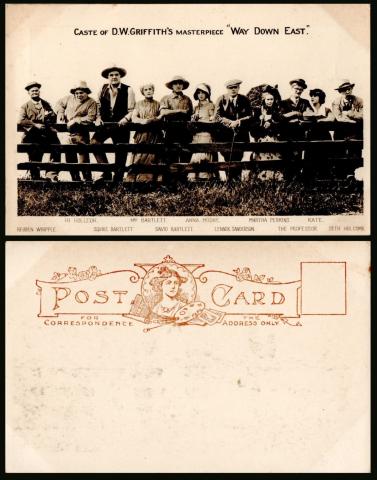 Unknown PPG Style postcard Way Down East