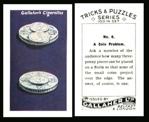 Gallaher Tricks and Puzzles black back