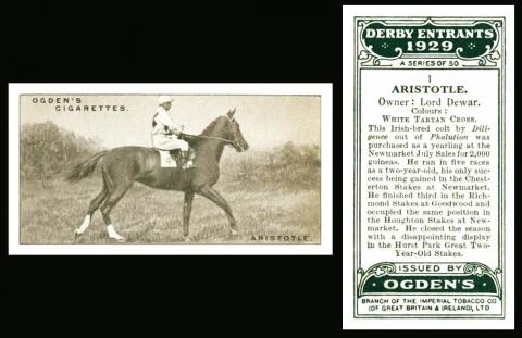 Ogdens Derby Winners 1929