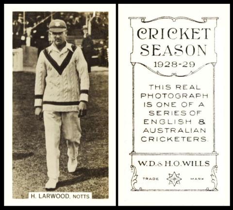 Wills Cricket Season 1928-29