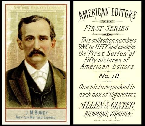 Allen Ginter Famous Editors