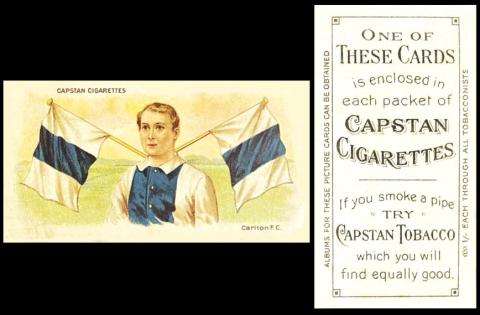 Wills Football Club Colours & Flags" - untitled - Capstan brand (October 1913) 