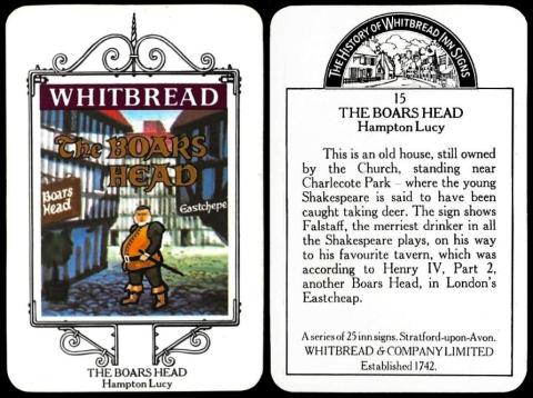 Whitbread Inn Signs Stratford