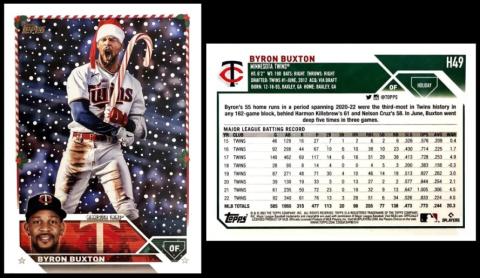 Topps Christmas baseball