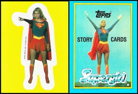 Topps Supergirl stickers