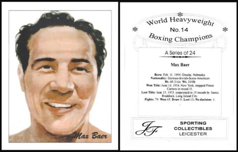 JF Sporting Collectables World Heavyweight Boxing Champions