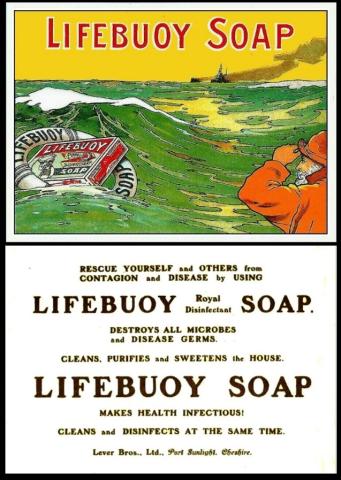 Sunlight Soap advert card