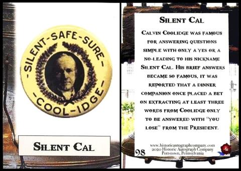 Historic Autographs POTUS 1st 36