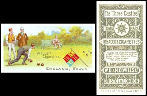 Wills Sports All Nations three castles