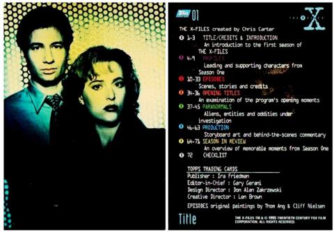 Topps X Files Season 1