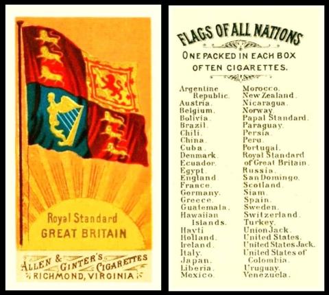 allen ginter flags all nations