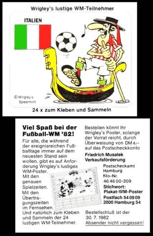 Wrigley Lustiger WM Teilnehmer