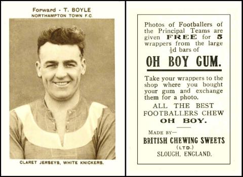 British Chewing Sweets Footballers
